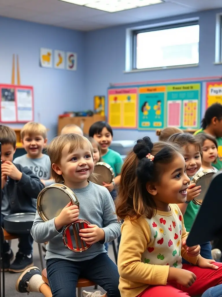 A picture of students receiving personalized music lessons, highlighting the supportive and educational environment fostered by the association at the École Municipale de Musique.